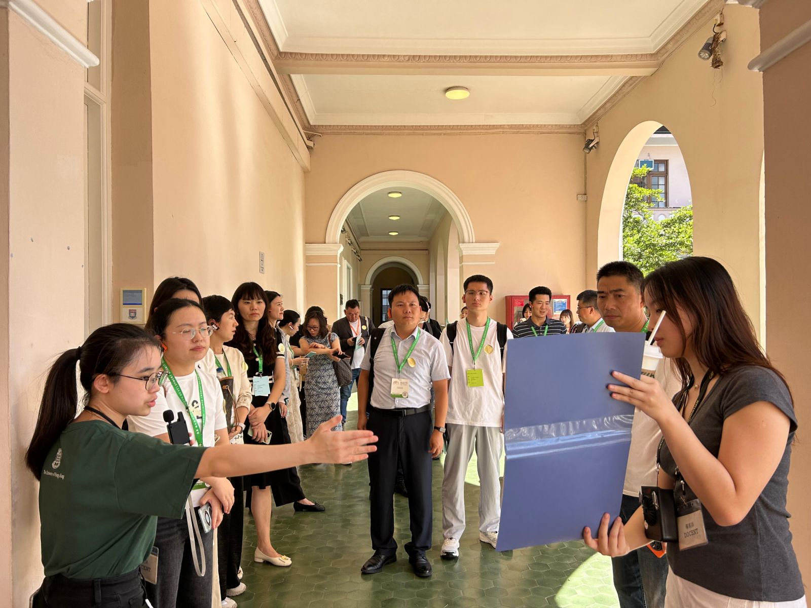 主题考察活动参观香港大学的相片